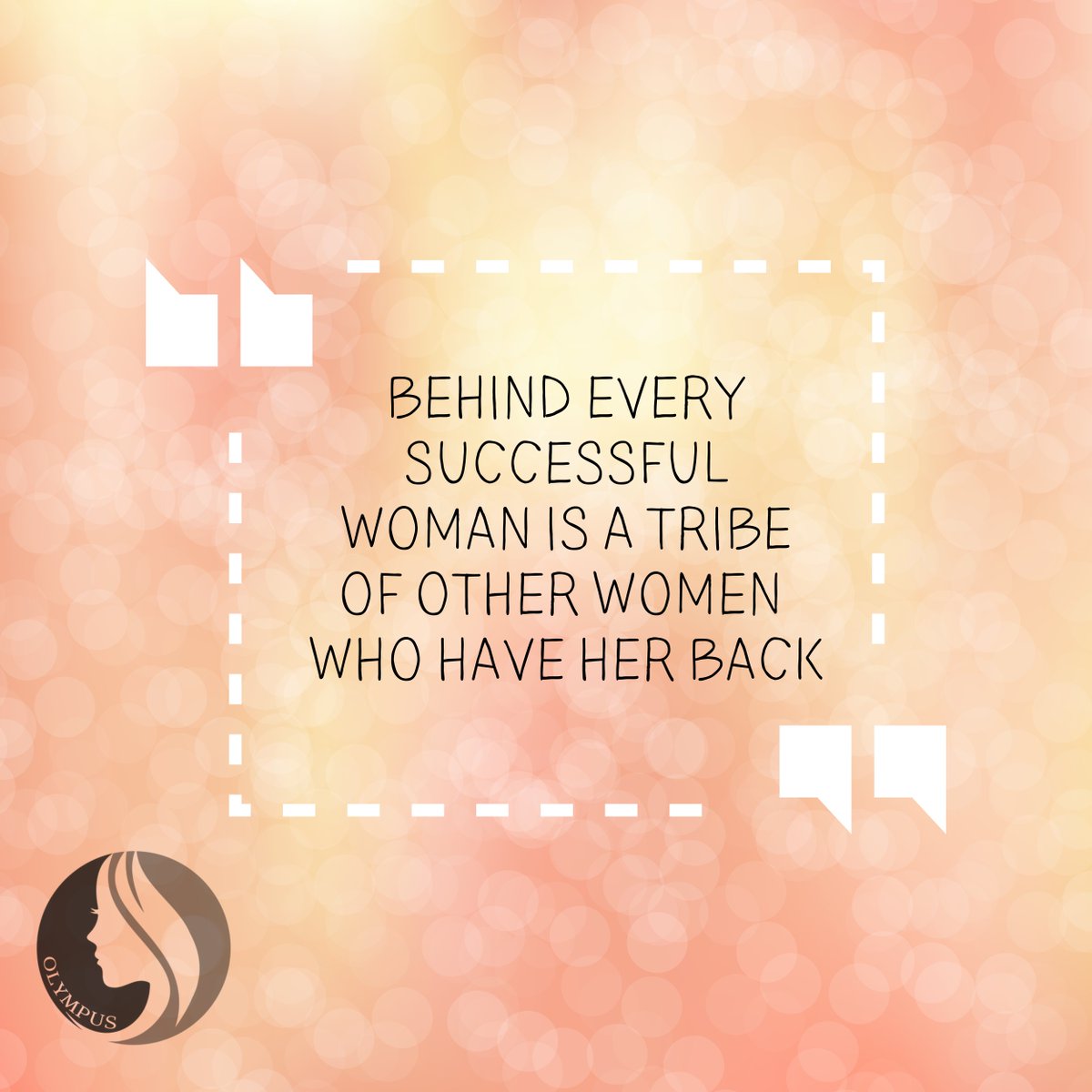 Go_2_Olympus's tweet photo. Who’s in your tribe? Do they have your back? 
#motivationalquotes
#morningmotivation https://t.co/HCn2PanmUs
