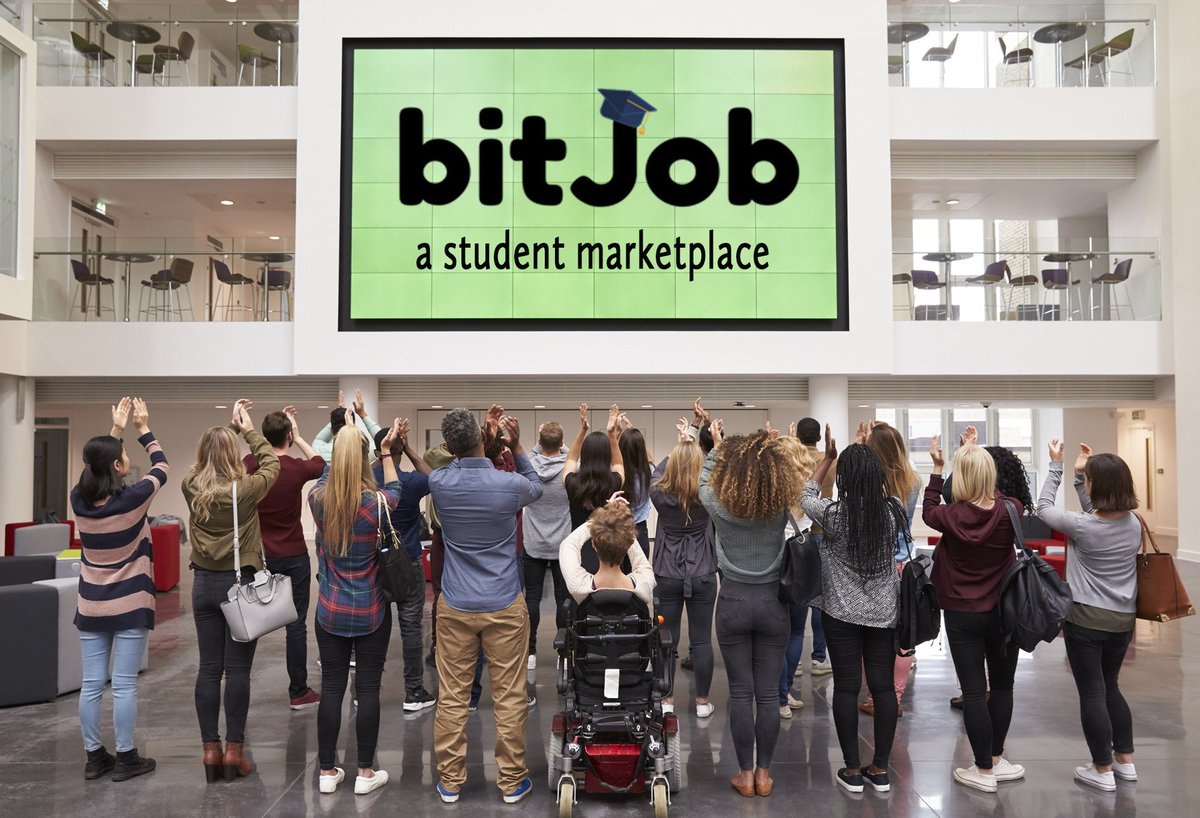 bitJob MarketPlace tweet media