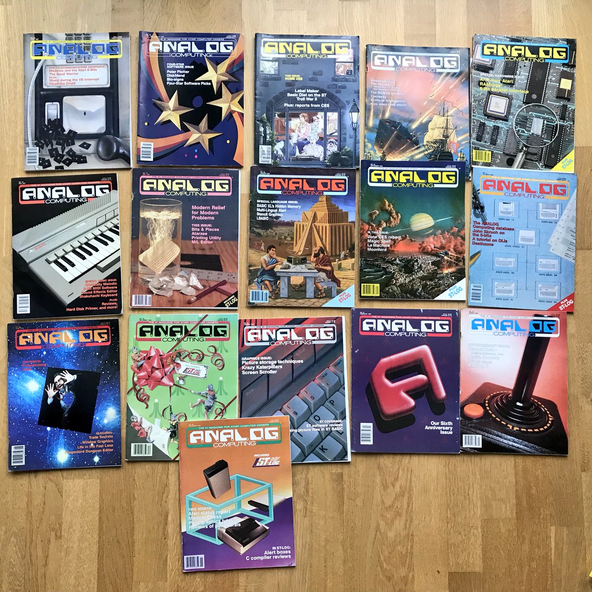 Amerikanische #Atari-Magazine von 1986/87. #ANALOGComputing