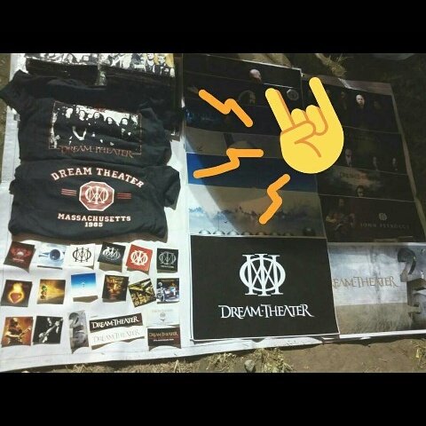 Who's still here? Visit our booth! TSHIRT 90K, POSTERS 15K (2pcs), STICKERS 5k (3pcs) #jogjarockarta #stadionkridosono #dreamtheaterjogja