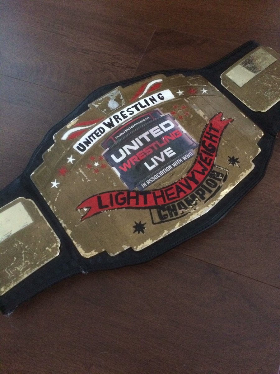 JohnnyAlpha7's tweet photo. Last night I captured my very first singles championship at @UWrestlinglive from @ricky_alpha #AlphaChamp https://t.co/IPTxCaviuJ