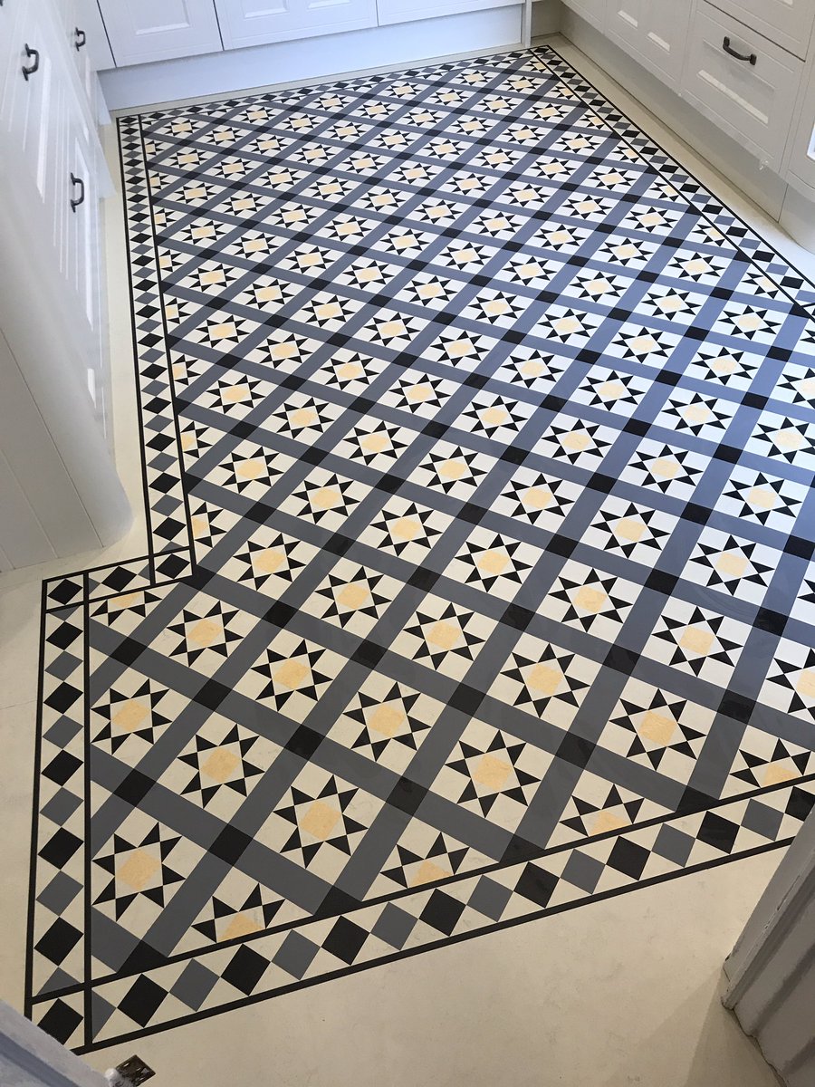 Stunning bespoke kitchen flooring for a client on Burghley road Bristol. 
<a href="/jdebruynltd/">J De Bruyn Flooring</a> Marmoleum tiles. give this floor the wow factor.