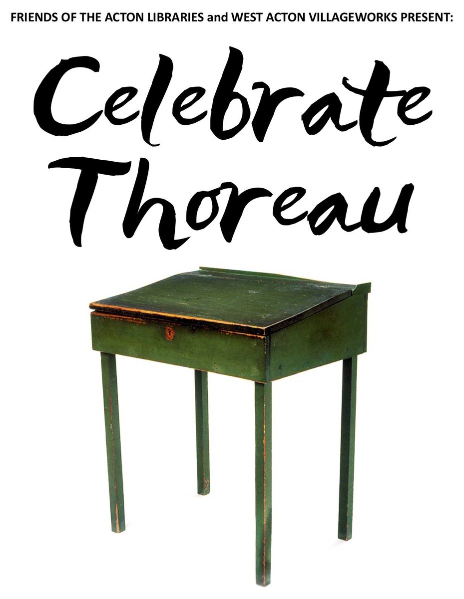 Tmrw is Celebrate Thoreau in The Gallery at @WAVillageworks! Hosted by Friends of Acton Libraries. Beer by <a href="/TrueWestBrewing/">BrewTrueWest</a>! 11-2, its free!
