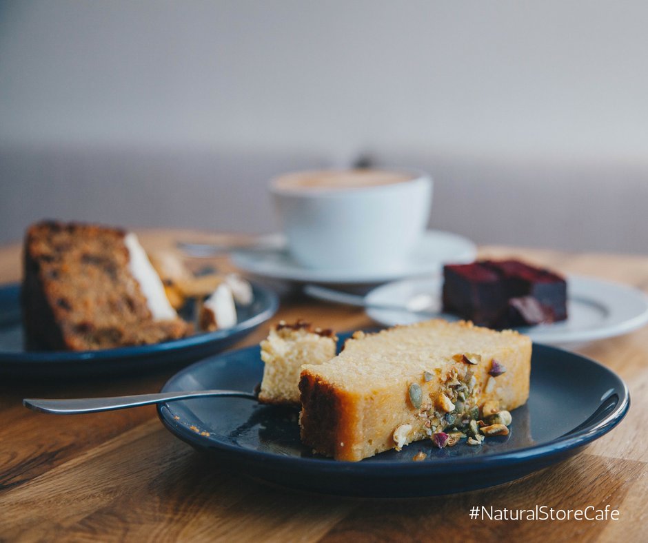 NaturalStoreFHS's tweet image. Nothing goes better with coffee than cake. 
#VeganCake #VegetarianCake #DairyFree #GlutenFree
