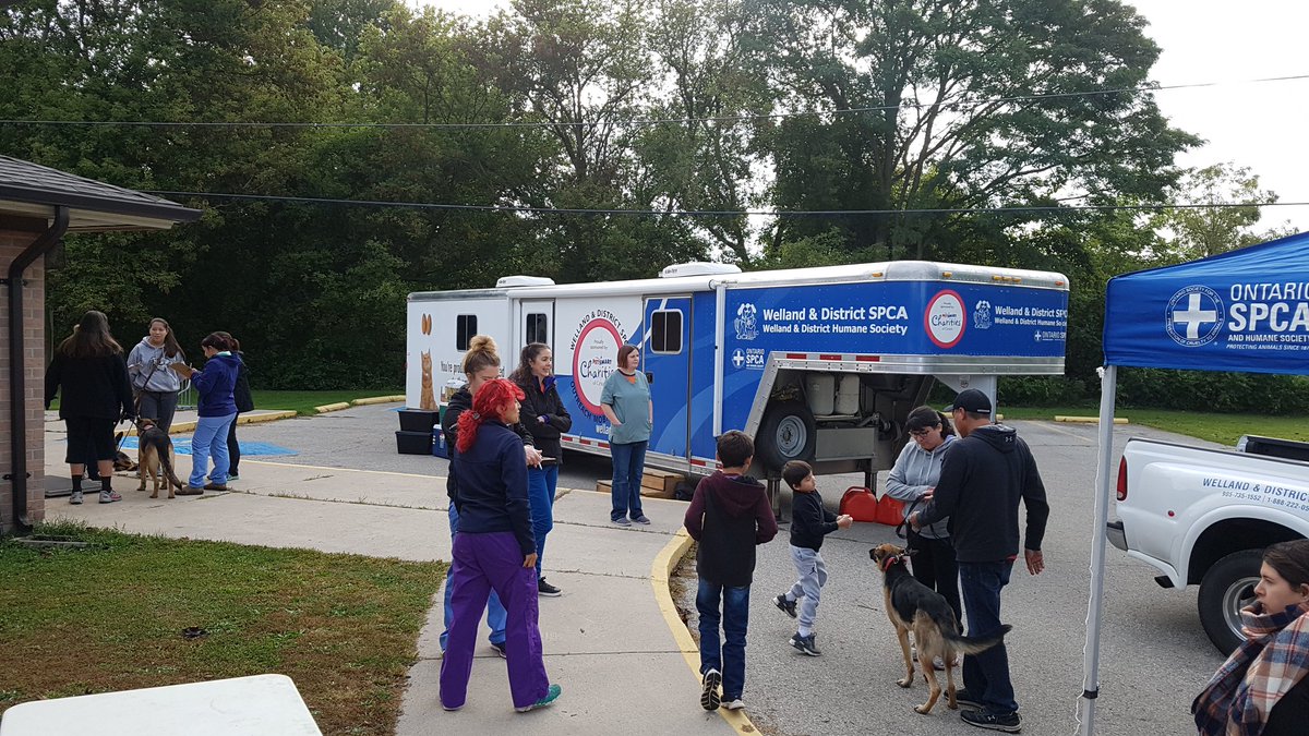 Niagara_SPCA's tweet image. Our mobile team has a full day of spay/neuter and wellness exams on Walpole Island First Nation. #community #workingtogether