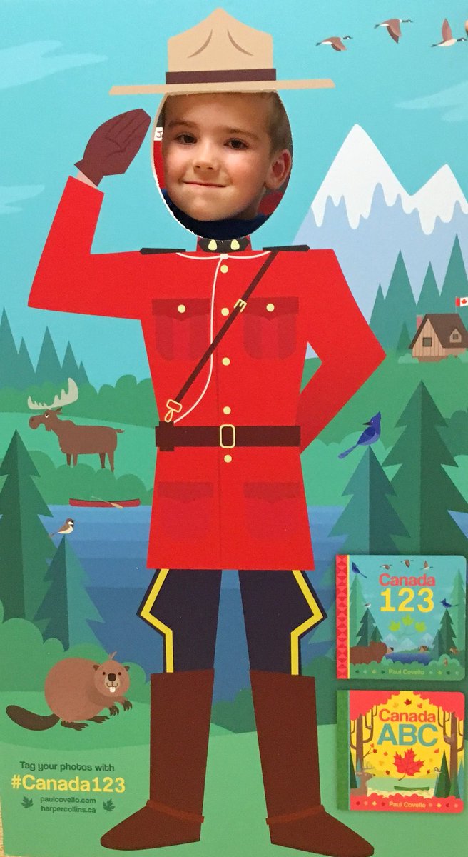 ChaptersBtown's tweet photo. It's @paulcovello day in-store! Stop by & check-out #CanadaABC & his new #book #Canada123 ,activities & #MountieSelfies
Open till 9pm https://t.co/FYXEttLtt5