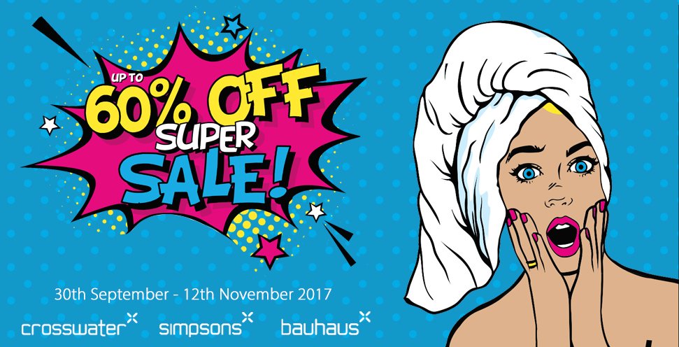 The @CrosswaterLtd sale has started <a href="/CharismaBaths/">Charisma Bathrooms</a> Visit us next week to find out more