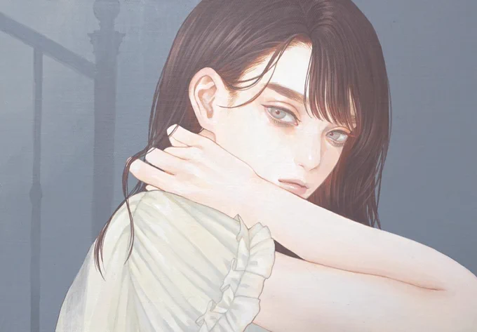 サイトに先月のACT10周年記念展に出展していた作品画像を追加しました～。画像はその一部。キャンバスにアクリル。https://t.co/OpjbQUYVk8 