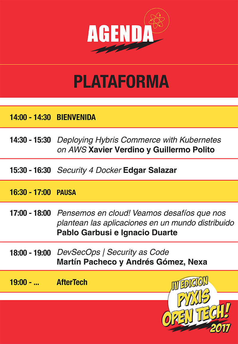 Pyxisportal's tweet photo. #PyxisOpenTech⚡Sesión plataforma⚡Speakers @gpolito @3ddavid @j0sm3ll @pgarbusi @jiduarte1976 @nexa_it @pentesteruy 💪💪 https://t.co/GclX3vDb6g