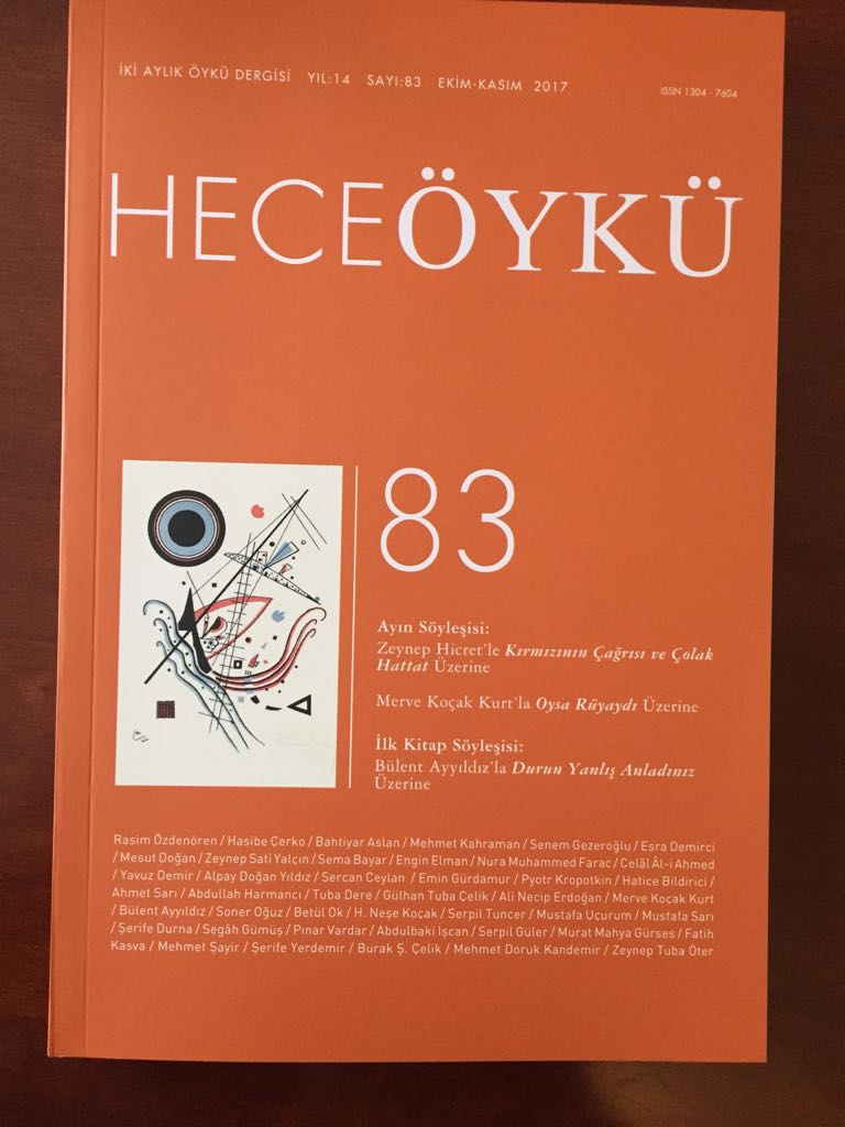 "Hece Öykü" Ekim sayısı çıktı.