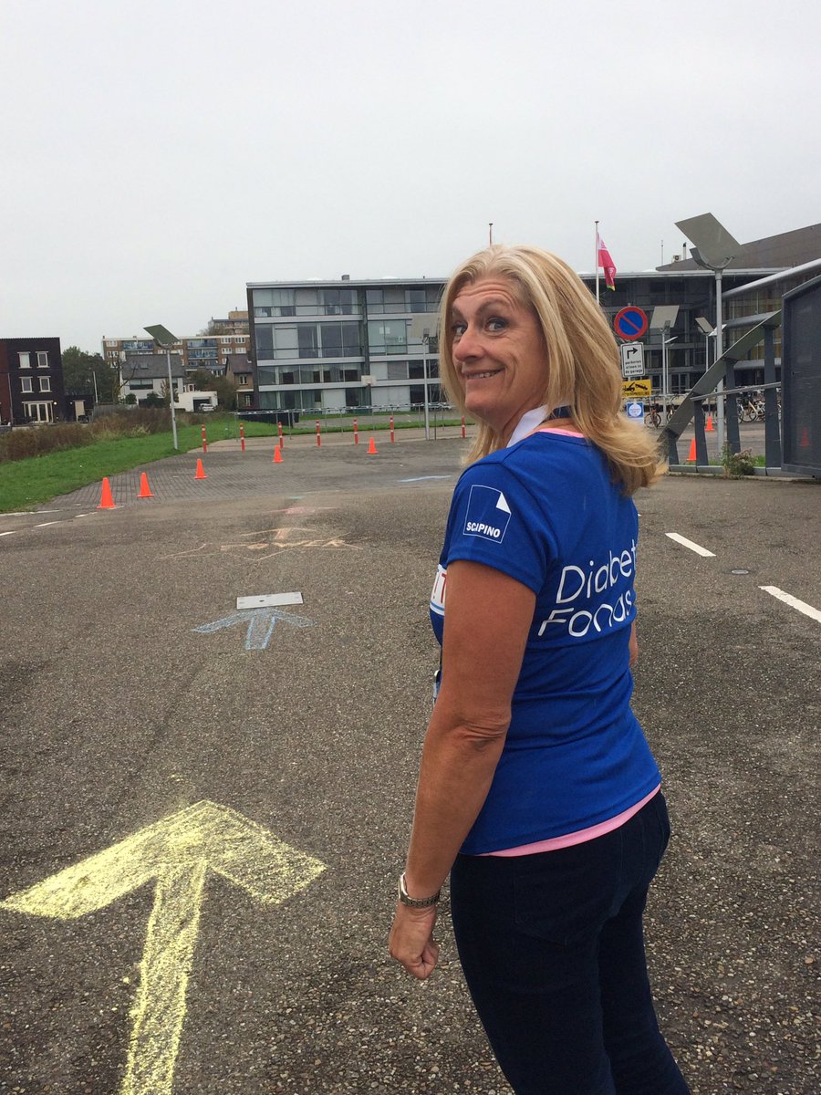 Vandaag met <a href="/IngeTraptDoor/">Inge Trapt Door</a> #vrijwilligerswerk gedaan tijdens de #Diabeatitrun in Alphen. #Leuk om te doen, #bewondering voor #deelnemers 💪
