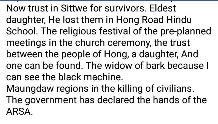 Hong(hindu woman)
Take about the massacre of a family of 6 escapes