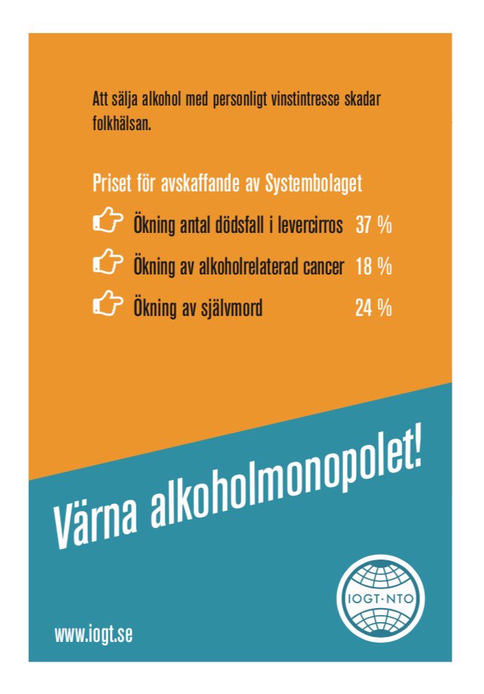 IOGTNTO's tweet photo. Kerstin Sjöström #Cstämma tatar om alkoholrelaterade skador och vill att vi ska vara rädd om vårt #systembolag https://t.co/0yfLr08qwY