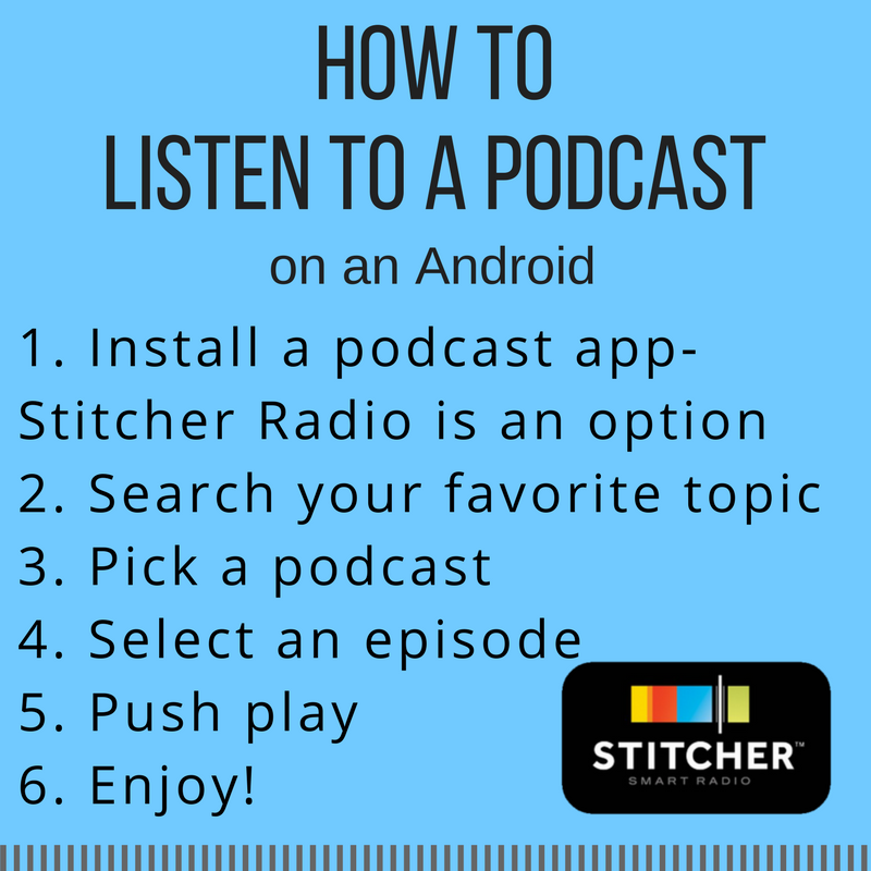 hmosgood's tweet photo. Here's how to listen to a podcast on your Android device. #InternationalPodcastDay https://t.co/t2F1SiBXF5