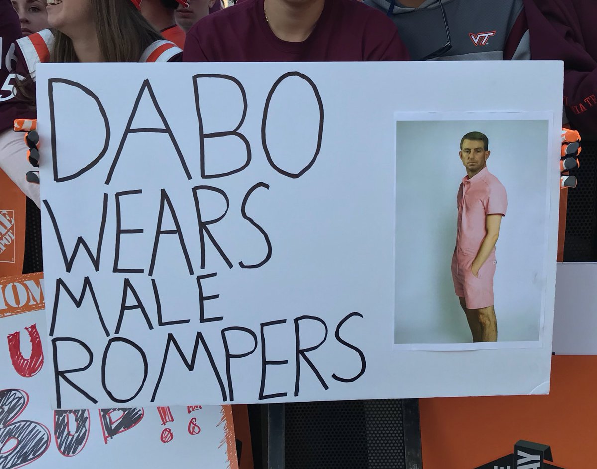 CollegeGameDay's tweet photo. Male rompers are so last summer https://t.co/YWiinnnjSQ