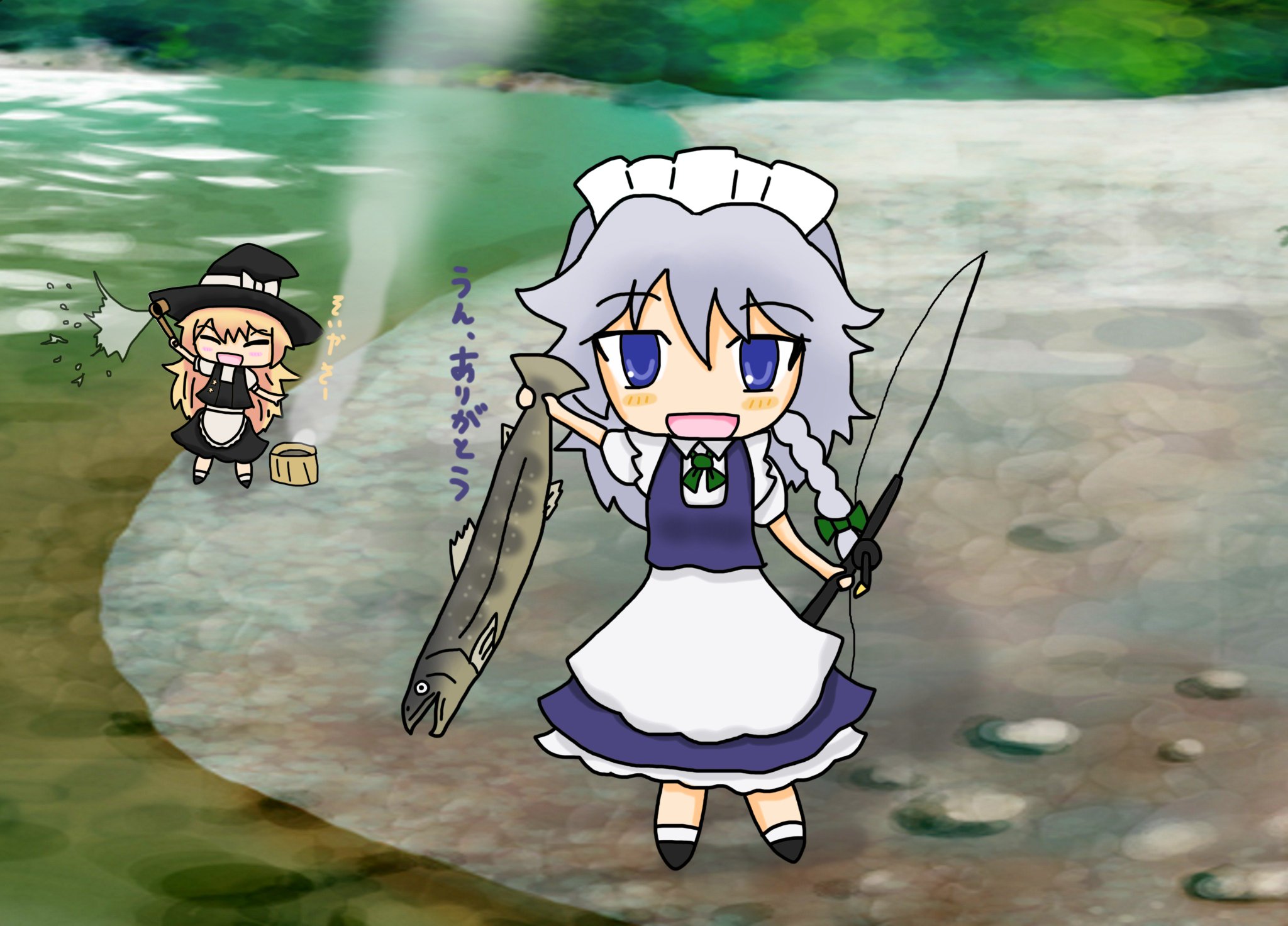 なーど 深夜のクッキー真剣お絵描き60分 渓流釣りを楽しむ釣りキチおばさん Iwana なーど 深夜のクッキー真剣お絵描き60分 渓流釣りを楽しむ釣りキチおばさん Iwana