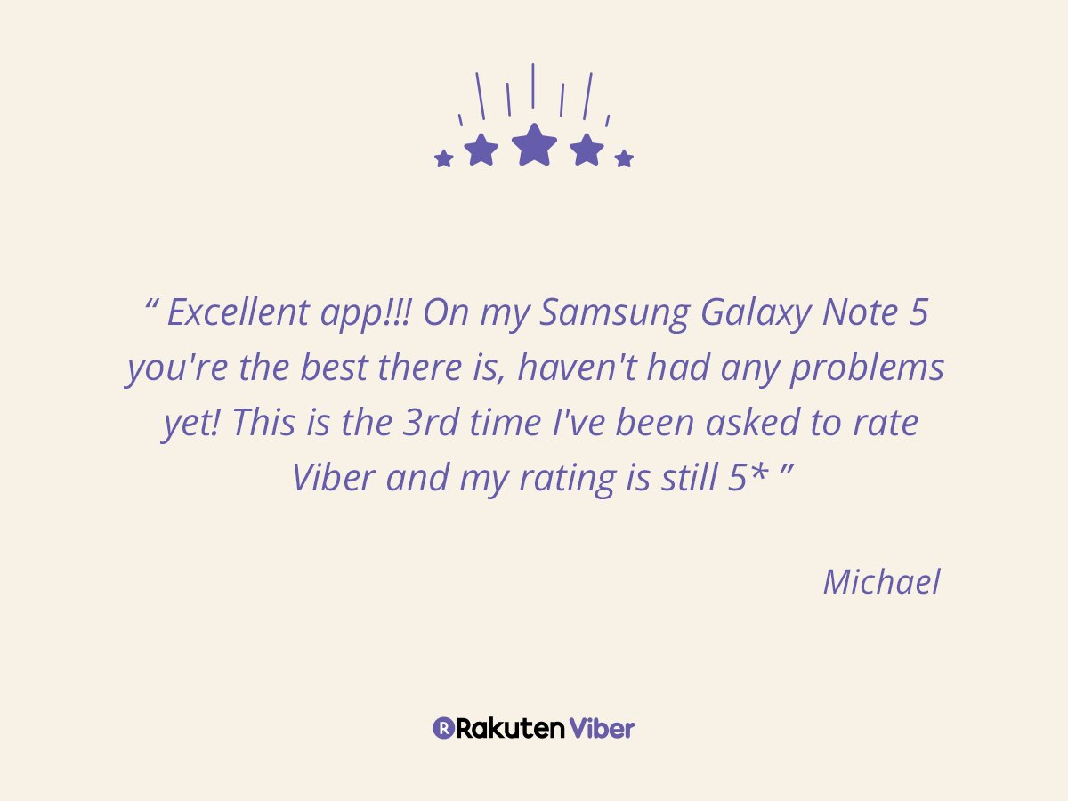 Our goal is to make sure all users are as happy as Michael! Tell us what would make you leave a 5-star rating, 3 times in a row 🌟