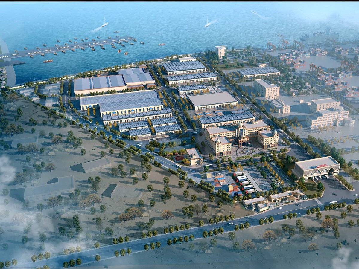 zlj517's tweet image. #BalochistanHamariShan Planning or blue print of pilot area of free zone in Gwadar. Pilot area is in the port, and making good progress.