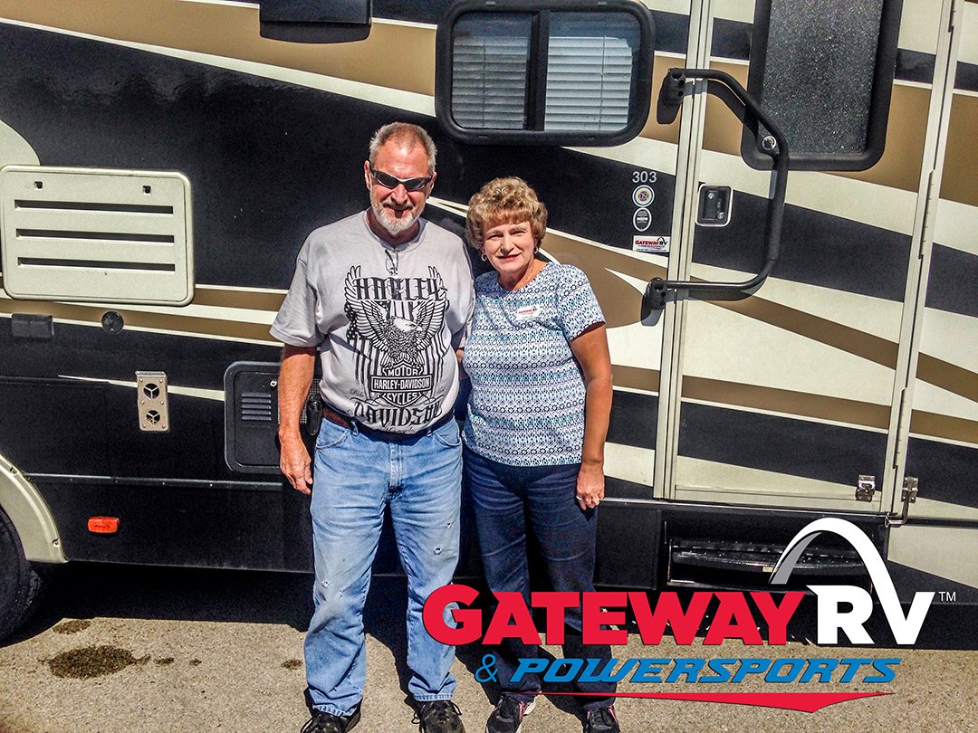 GatewayRvPs's tweet photo. Mike bought a 2014 KZ Toy Hauler!  He's ready for lots of Fun!! https://t.co/fXOviySN5w