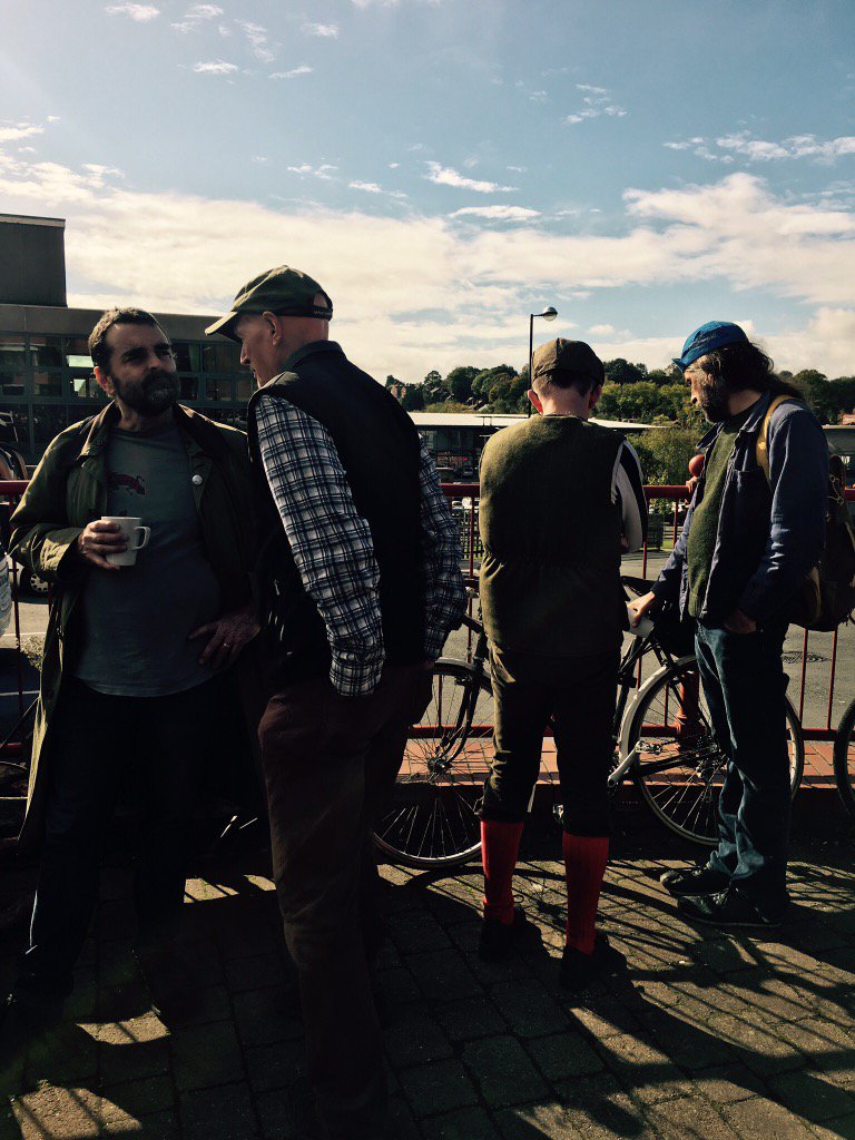 Another great day ! <a href="/cyclechez/">Cycle Chesterfield</a> <a href="/WheelyFunWheels/">Wheely Fun Wheels</a> looking fabulous #vintage #cycle #style <a href="/DesChes/">Destination Chesterfield</a> @MonkeyParkCIC