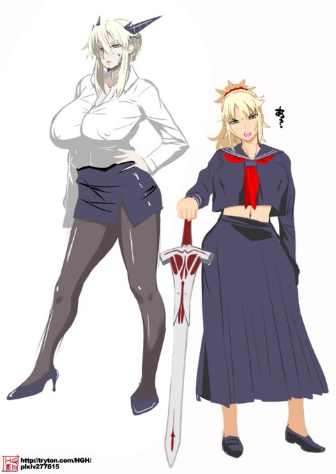 本日の画像:アルトリア&モードレット
冬コミに向けて、種火周回から射精まで管理してくれる秘書アルトリアを妄想していたら、いつのまにか教師にクラスチェンジ。 