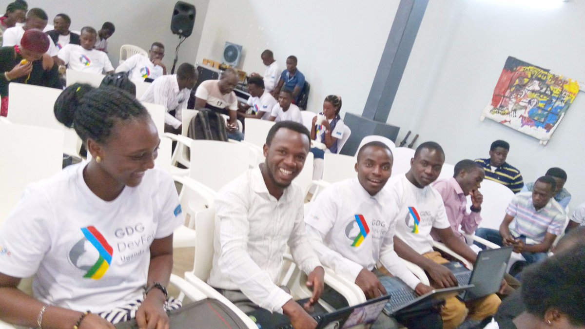 TwineJohnson's tweet photo. It was happening at the GDG Devfest uganda 2017 at @designhub supported by @google and @outbox Thanks to Kyucsa
#DevfestUg https://t.co/orXpw1A6Ec
