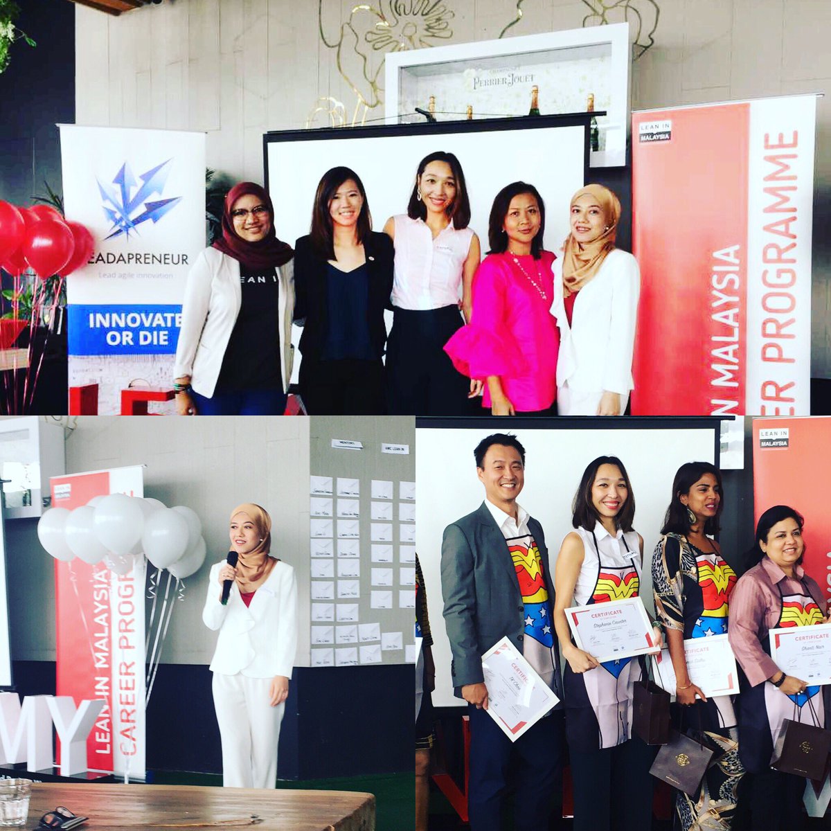 stephcaunter's tweet photo. So inspired by #leanincareerprogramme mentees who transformed themselves over 12 wks. Esp proud of my mentee Hana a winner in my eyes https://t.co/nUln6Tbllb