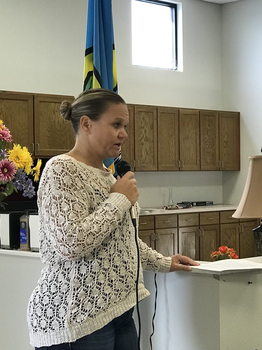 Listening to Jennifer Oberly talk at Title VI about the Financial Assistance available at Osage Nation #ootc