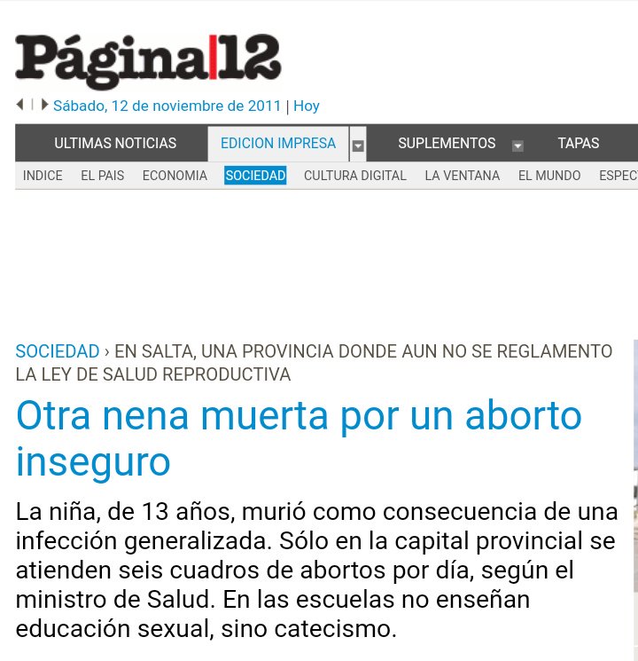 ladyprecarizada's tweet photo. "La sociedad no está preparada para discutir el tema del aborto" https://t.co/4Nc1SU15pO