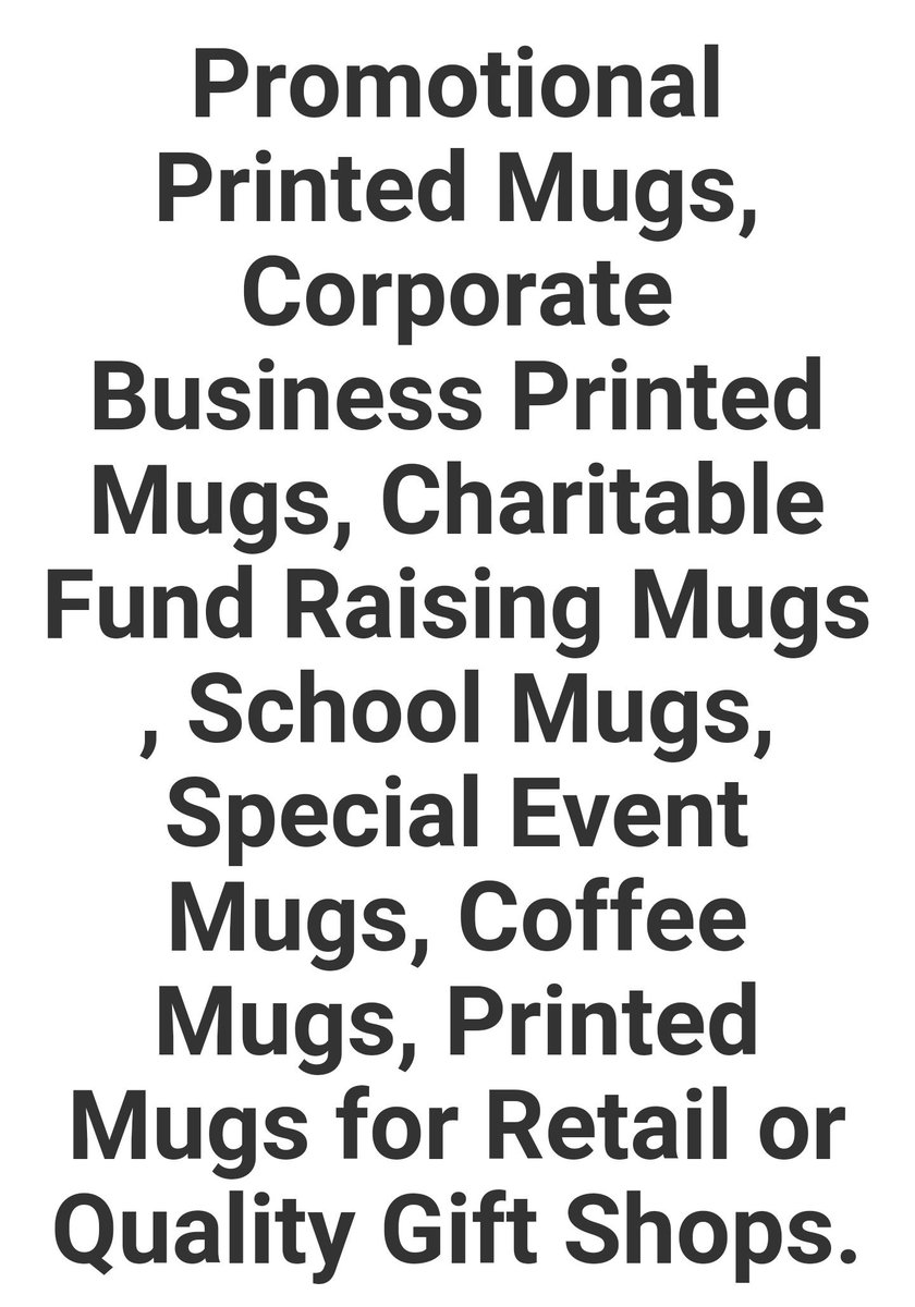 Get your logos out there on one of our mugs... <a href="/mugbusiness/">www.mugbusiness.com</a>