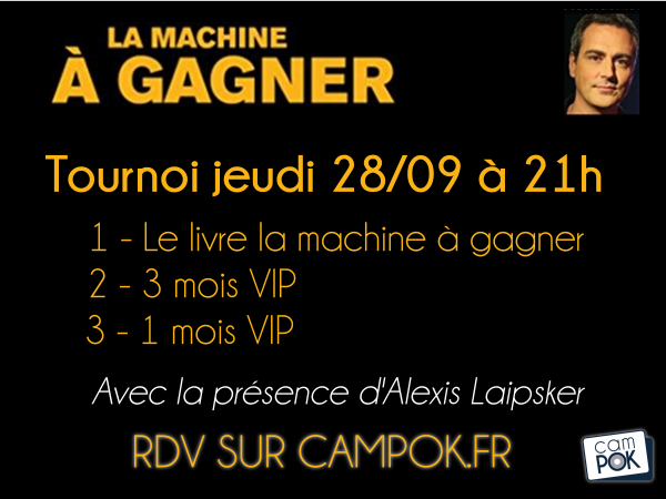 campok's tweet photo. Tournoi ce soir à 21H avec @AlexisLaipsker  !!! Venez défier Mr le directeur ;) https://t.co/CqwhJVBKaW