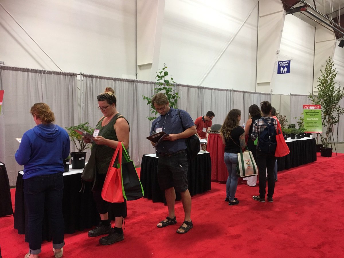 LIC and Plant ID booth ready for day 2 @CanWestHortShow