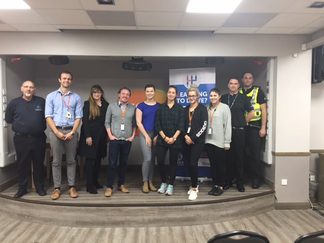 PSOSRoads's tweet photo. New Driver Scheme input delivered to GSK employees 19/9. @GSK @roadsafetyNAC #RoadSafety #newdriverscheme https://t.co/cLnNYeYVMV