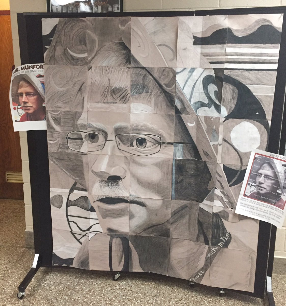 jesselmaine's tweet photo. An #Awesome collaborative art piece by our S's of a @Lbrty_Principal #NPLHS faculty member photo @michaelrboarts #LrnrDrvn @PaArtEd https://t.co/iSKPEWmG1f