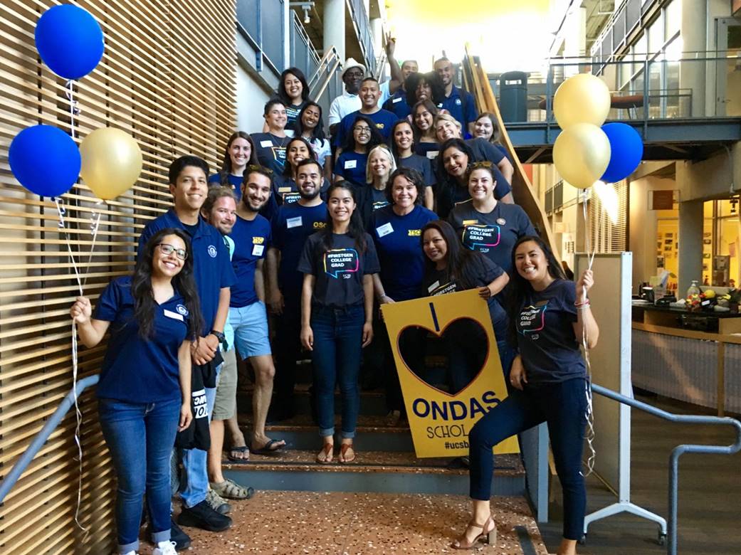 UofCalifornia's tweet image. .@ucsantabarbara first-gen students were able to connect w/ other first-gen students at the #firstgen scholars welcome event! #FirstGenUCSB