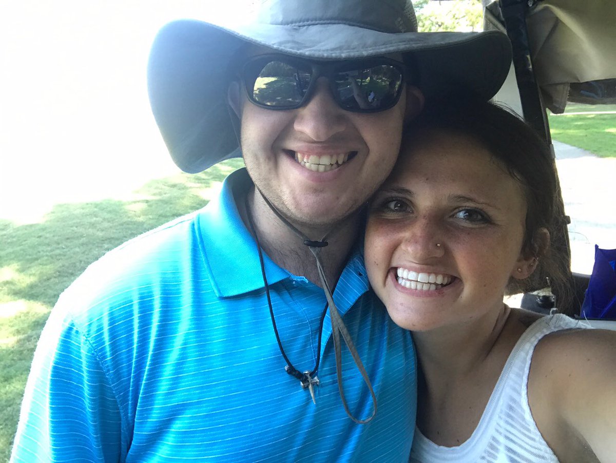 CrainClaire's tweet photo. Will and Emily at Special Olympics Golf Tournament! @Hall_Schools https://t.co/3ICpU6cDWI