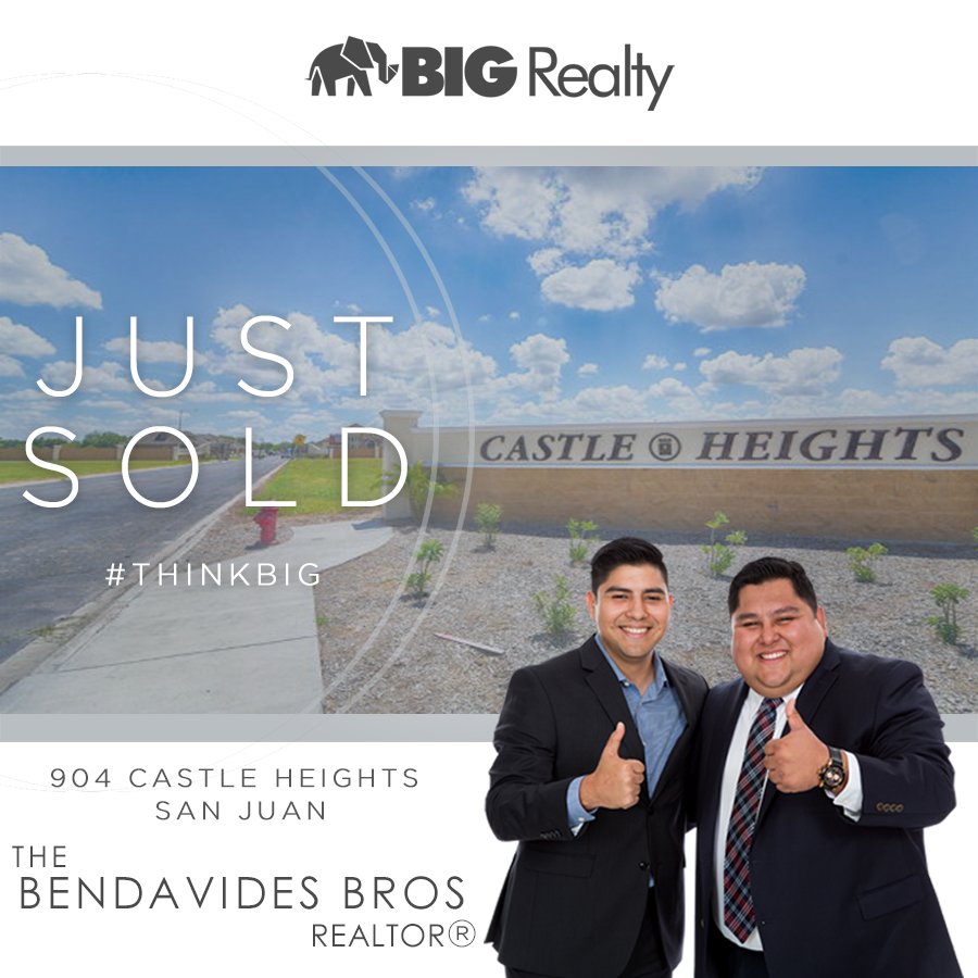 bigrealtytexas's tweet photo. 🏠 #SOLD And we sold another! Call our team for your next listing or purchase! Benavides Bros (956) 283-4082 #BIGRealty #RealEstate #ThinkBIG https://t.co/1ynt4XCsFp