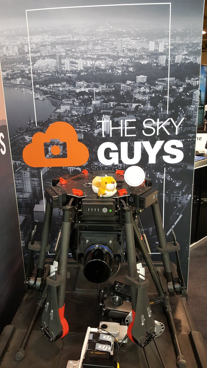 CCJobDeveloper's tweet photo. Earl the Squirrel doing some inspections via drone thanks to @TheSkyGuys @BigDroneShow https://t.co/E9BDl9LUzO