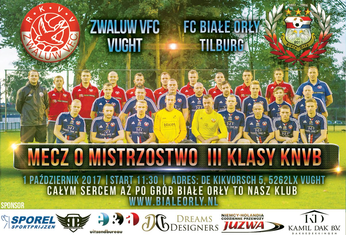 tilburgsoccer's tweet photo. #MS17 
#ZawszeWierniTylkoJedni2011
Zapraszam na Pierwszy oficjalny mecz o mistrzostwo III Klasy KNVB !!!
Hey Orły https://t.co/grd0znlwKo