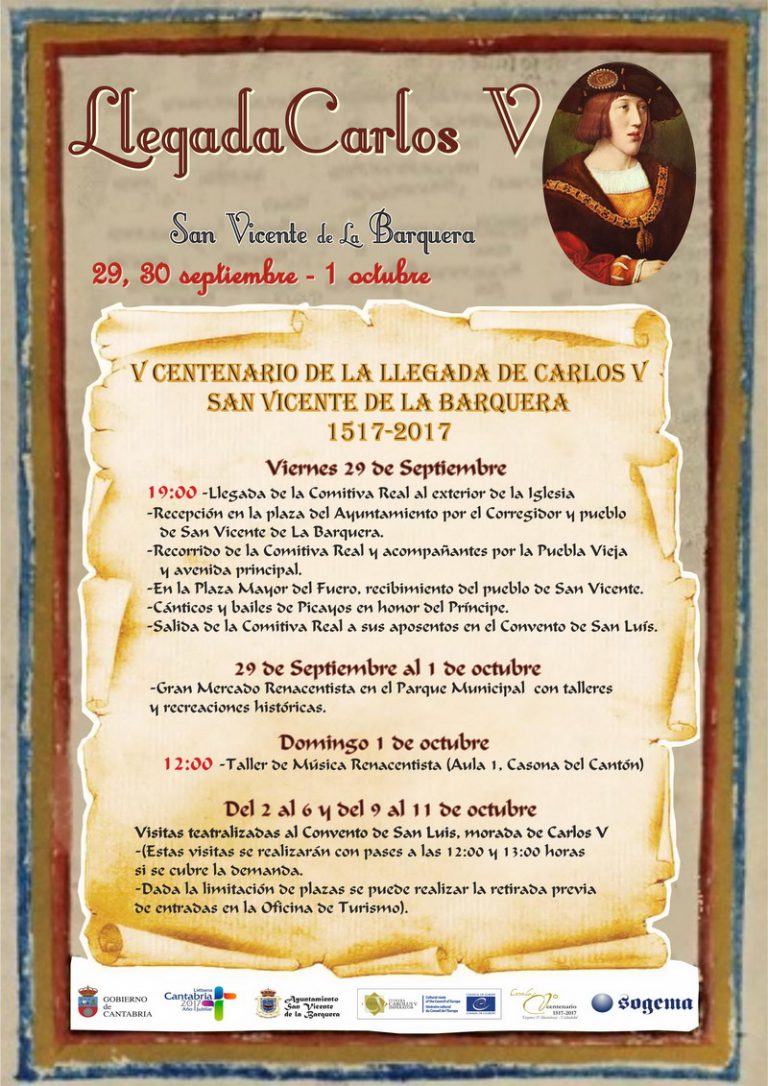 San Vicente de La Barquera se prepara para recibir a Carlos I, futuro Emperador
goo.gl/USMBmk