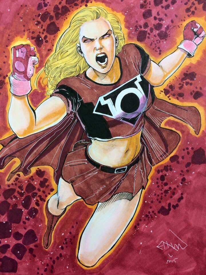 Oh and Red Lantern #Supergirl. #DCComics