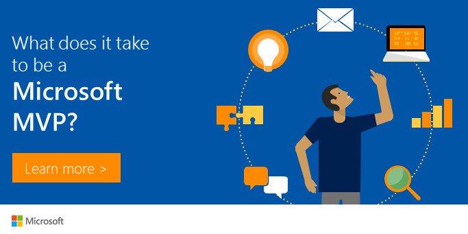 The MVP Award allows us to celebrate & say thank you to #tech experts. Find out what it takes to become a MVP: https://mvp.microsoft.com/en-US/pages/what-it-takes-to-be-an-mvp