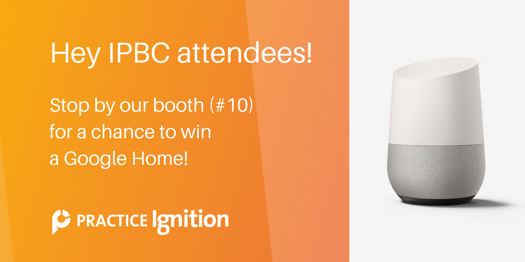 ignitionapp's tweet photo. Good morning #IPBC, don't forget to stop by booth #10 to enter to win a Google Home and learn how we can ignite your bookkeeping business! https://t.co/FnsmRhqR0e
