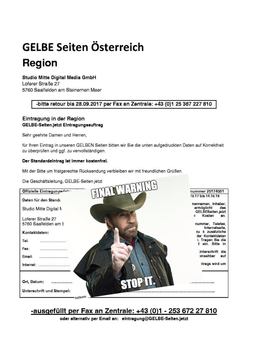 r8r's tweet image. Zweite Runde. Gong bitte. #spamFax