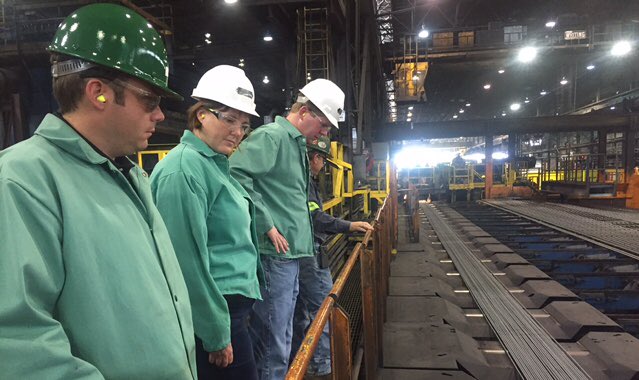 Peter_M_Lake's tweet image. Learned tons about US steel industry @NucorCorp in Jewett. Still a @dallascowboys fan but more appreciation for @steelers!