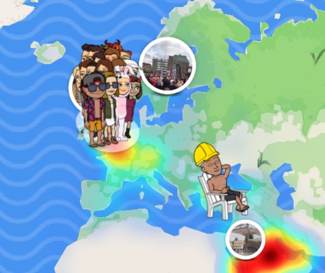 Snap map knows the score.