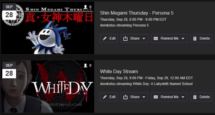 DACrowleyVA's tweet photo. Today's stream lineup... and yes.... I will be using my webcam for #WhiteDay. Hope to see ya'll there!! #smthursday https://t.co/lAAkyrfKN6 https://t.co/3g4CwOv5jm