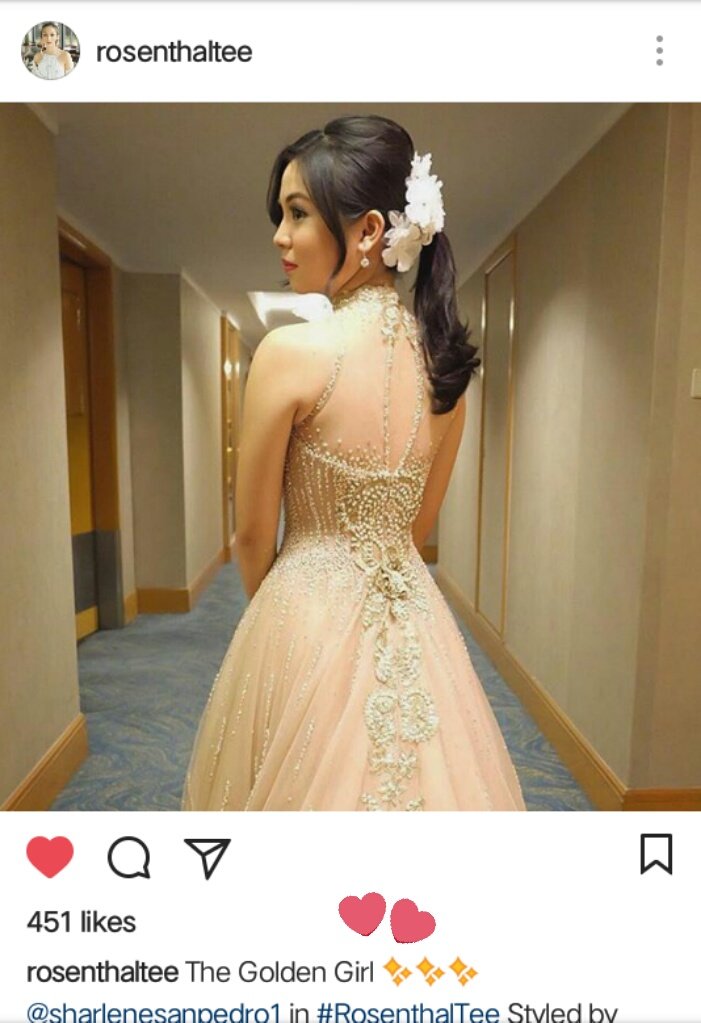 yeppeunsjh's tweet photo. #TBT "The Golden Girl" #SharleneSanPedro in #RosenthalTee last #SMB2015 💁🌟
SOOO STUNNING!💎👗💯💞
Yay excited na! #RoadToStarMagicBall2017 🌟😍
©️ https://t.co/AUq6DAr8M2