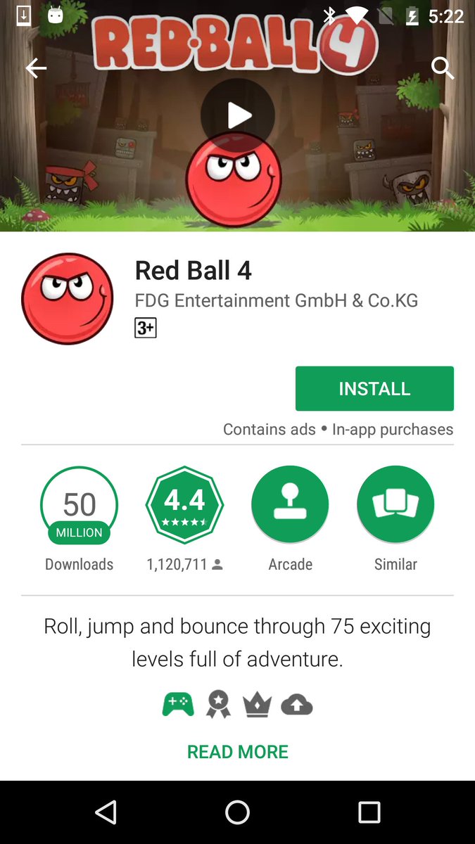yohohogames's tweet photo. Today we want to say 50,000,000 THANKS to all Android players of our flagship game "Red Ball 4"!

https://t.co/IwKEjhPaIk https://t.co/cZcz6Kl3xz