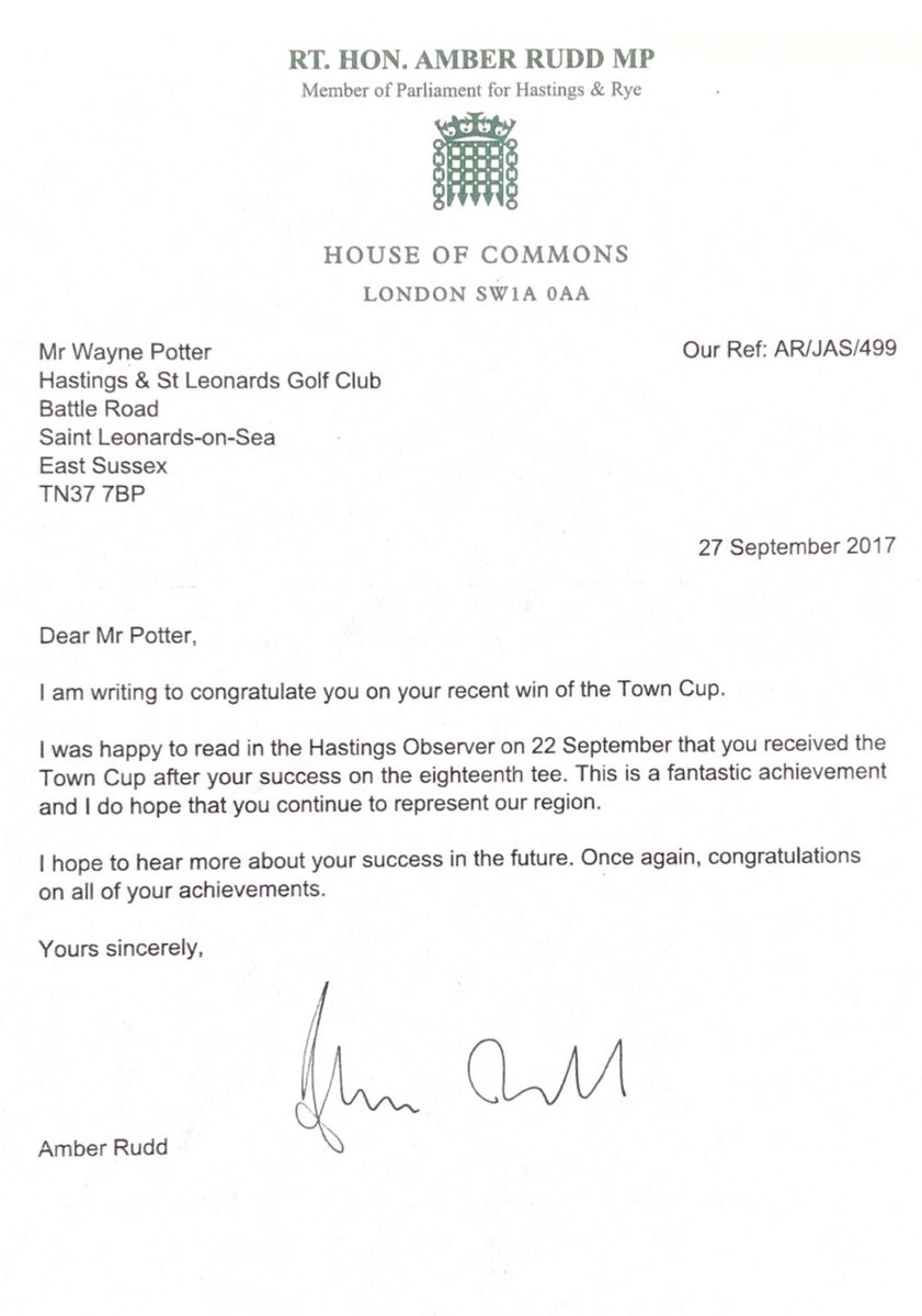 Want to say a massive thank you to @AmberRuddHR for supporting her Local Constituency, in Wayne Potter Winning the Town Cup! #Proud